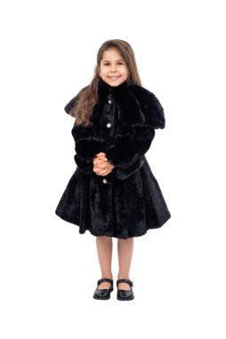 Velvet Queen Alcantara Kürk Kız Çocuk Mont